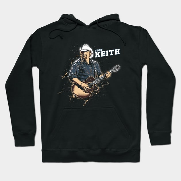 toby keith vintage artstyle Hoodie by jerrysanji